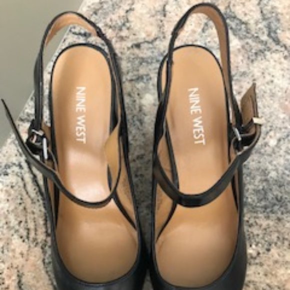 NWOT Nine West Kickitupo Sling back Shoes - Picture 5 of 10